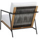 Milan Stinson White Outdoor Armchair